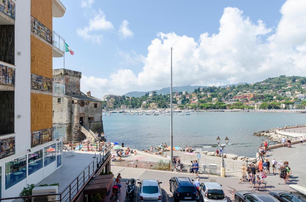 Alla Casa Rosa Al Mare- Centrale A Di Fronte Al Mare- Emozionante- Garage Privato Gratuito A 800 Mt- Aria Condizionata-Wifi Rapallo Luaran gambar