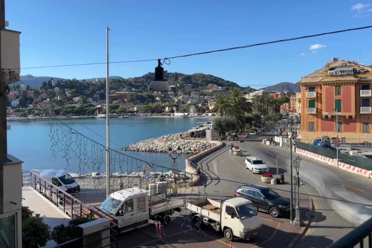Alla Casa Rosa Al Mare- Centrale A Di Fronte Al Mare- Emozionante- Garage Privato Gratuito A 800 Mt- Aria Condizionata-Wifi Rapallo Luaran gambar